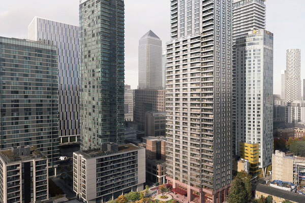 Homes England and major bank back Canary Wharf scheme with &pound;180m loan