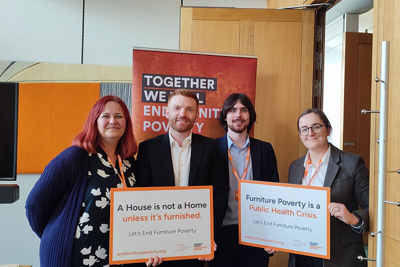 End Furniture Poverty campaigners End Furniture Poverty campaigners