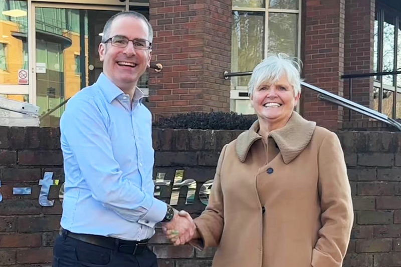 L-R: Paul Richmond and Tina Barnard L-R: Paul Richmond and Tina Barnard