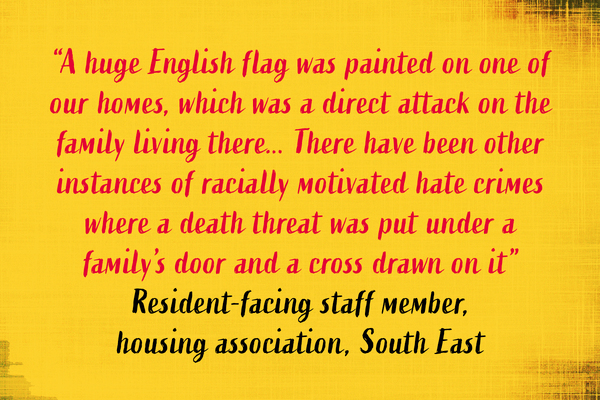 Our exclusive survey reveals the scale of anti-immigrant views and misinformation, and the toll on staff and tenants