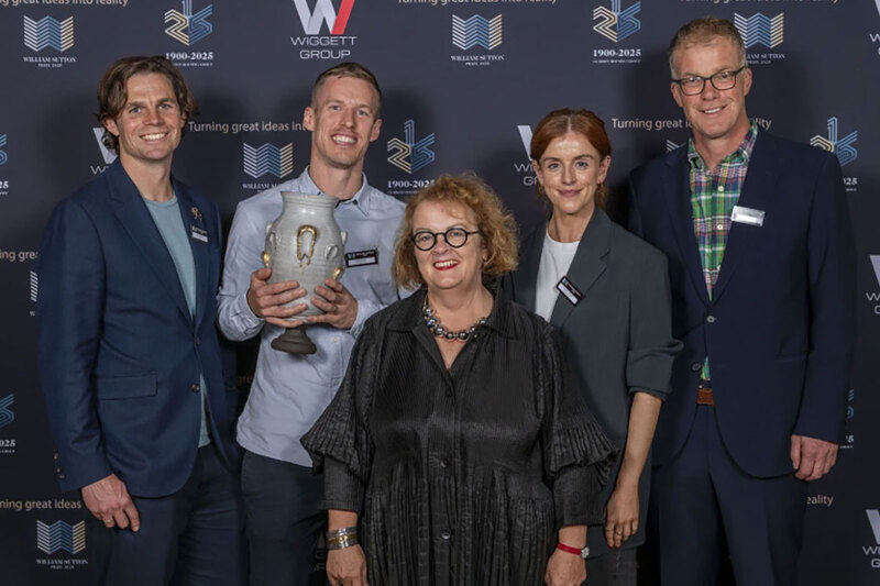 Clarion chief executive Clare Miller with the Neya Local Connection app team