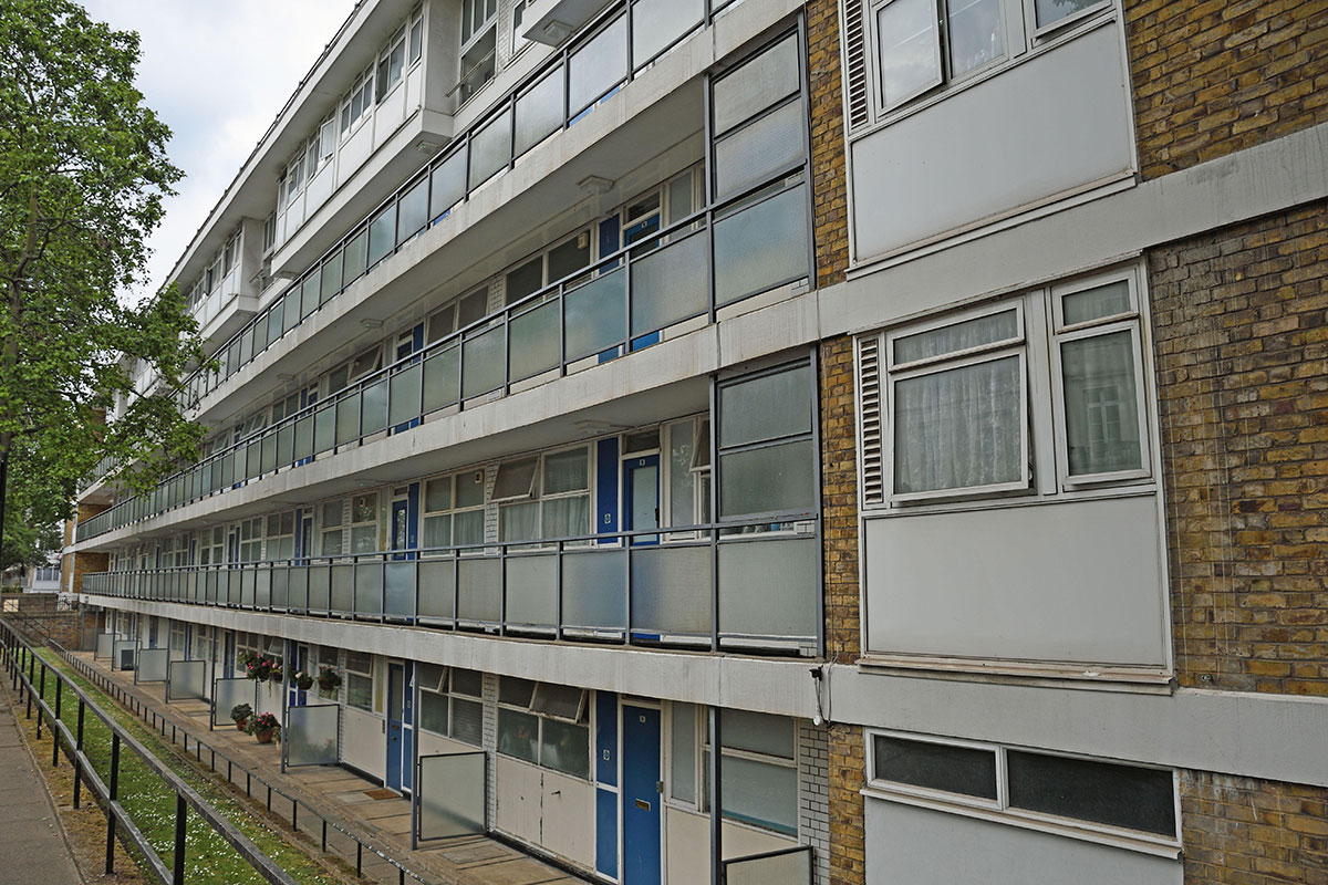 A London housing estate