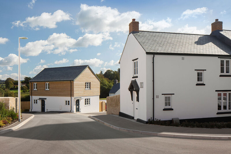 A new build housing development