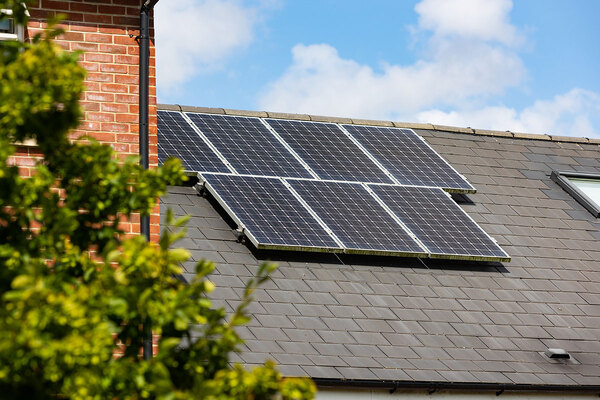 A damp social home with a solar panel is still a damp home