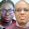 Dr Mercy Denedo and   Dr Amanze Ejiogu