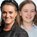 Stacey Cassidy and   Danielle Ferguson