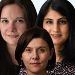 Joanna Bouloux, Donna McCarthy and   Hetal Ruparelia